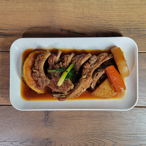 Soy-Marinated Pork Short Ribs Stew